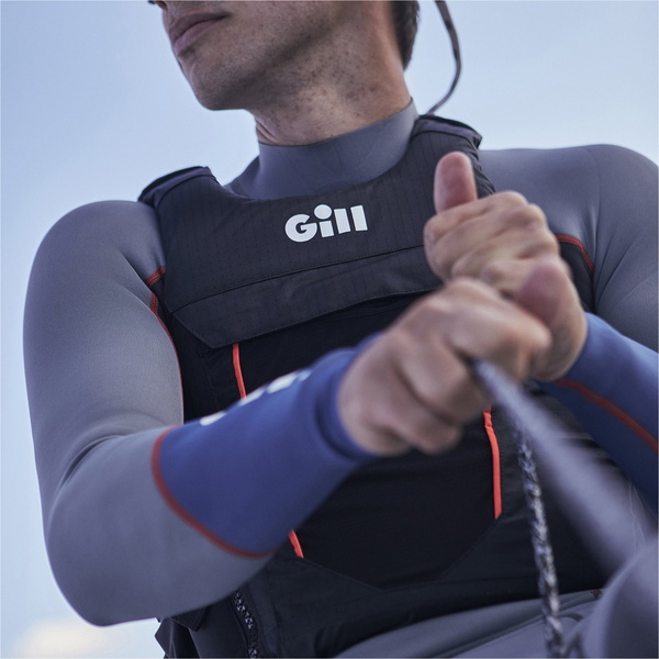 2024 Gill Da Uomo Zenlite 1.5mm Flatlock Neoprene Top 5003 - Steel Grey